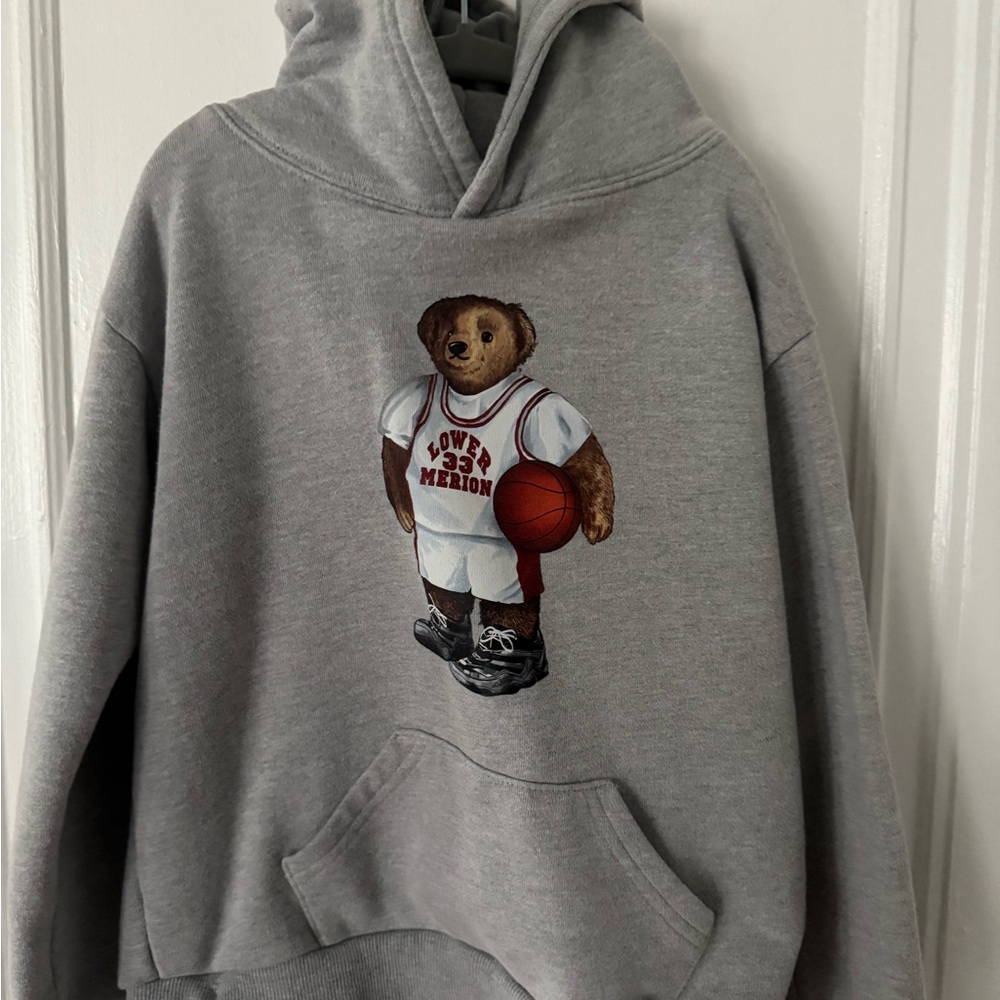 Kobe LMHS Gray Bear Graphic Hoodie
